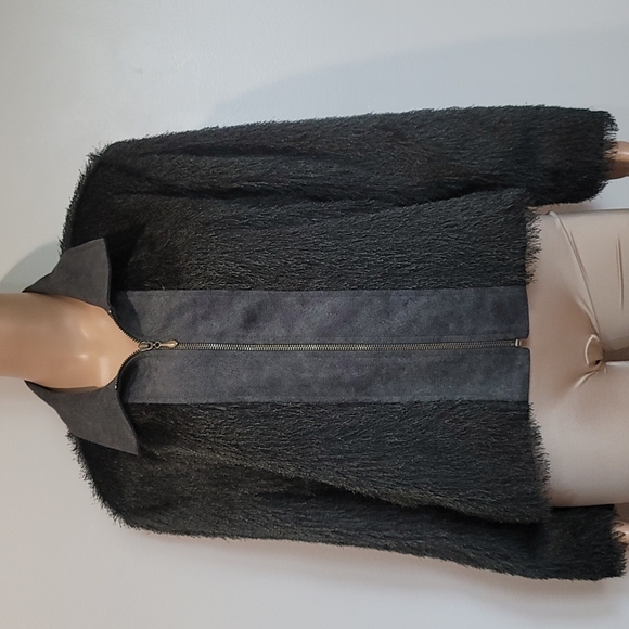 nancy bolen Jackets & Blazers - NWOT Unique Find! Vintage Nancy Bolen City Girl Green Fringe Jacket